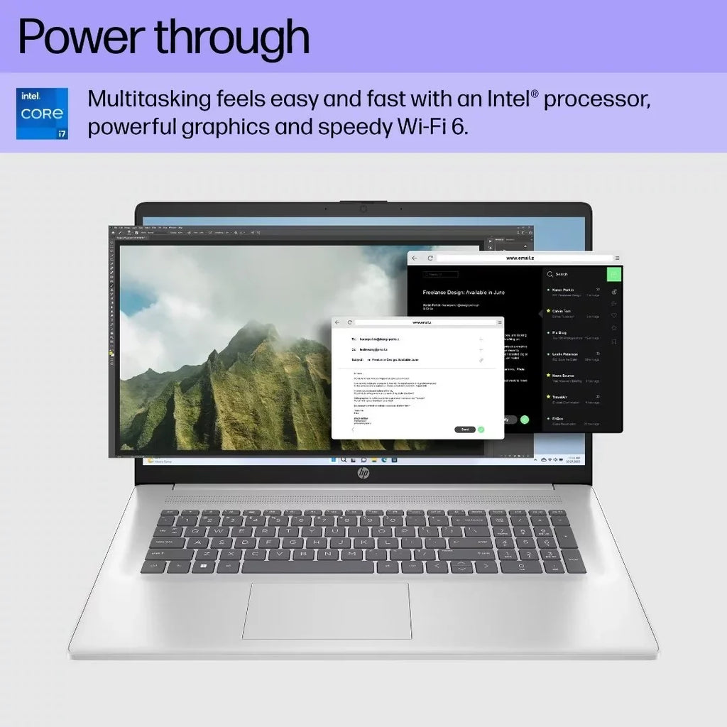 HP 17.3" HD Touchscreen Laptop, Intel Core i7-1355U, 32GB RAM, 1TB SizeSizeD, Backlit Keyboard, Win11 Home