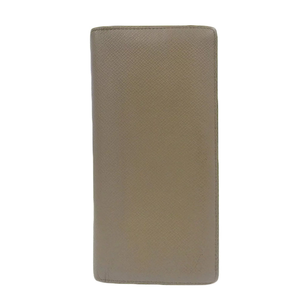 Pre-Owned Louis Vuitton LOUISize VUITTON Taiga Portefeuille Brother Bifold Long Wallet Ural M32807 (Good)