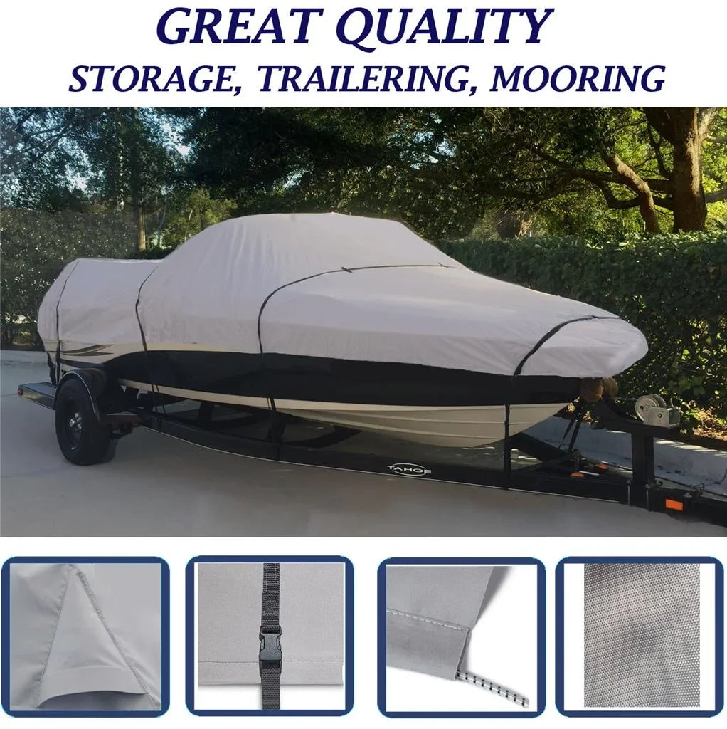 BOAT COVER Compatible for SizeMOKER CRAFT ULTIMA 172 2005-2014 SizeTORAGE, TRAVEL, LIFT