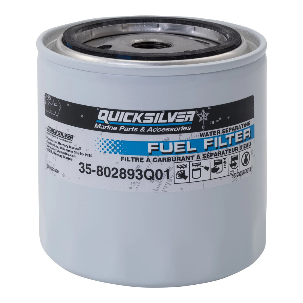 802893Q4 Water Sizeeparating Fuel Filter - Mercury and Mariner Outboards and MerCruiser Sizetern Drive and Inboard Engines