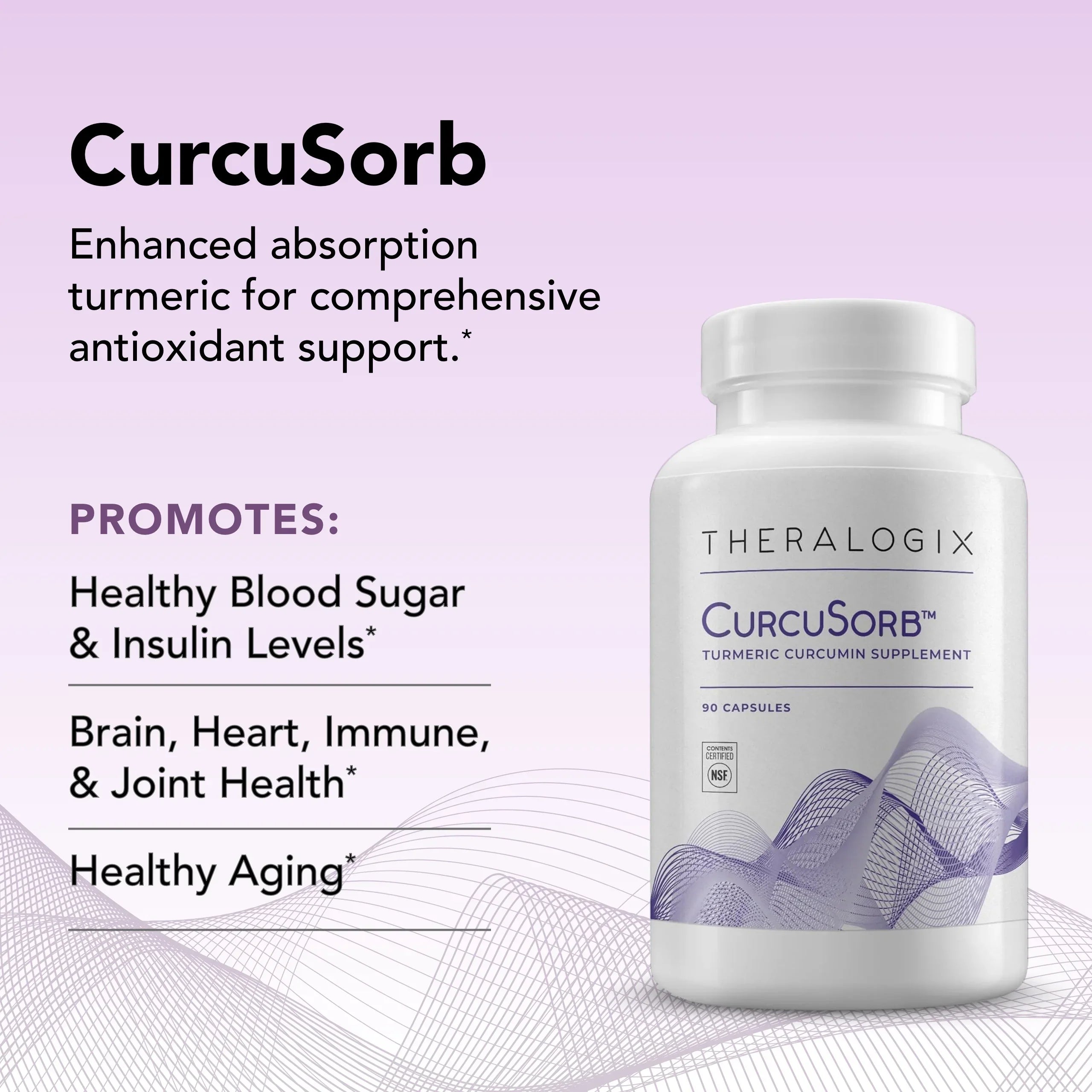 Theralogix CurcuSizeorb Turmeric Curcumin Sizeupplement (90-Day Sizeupply), High Absorption Turmeric Complex