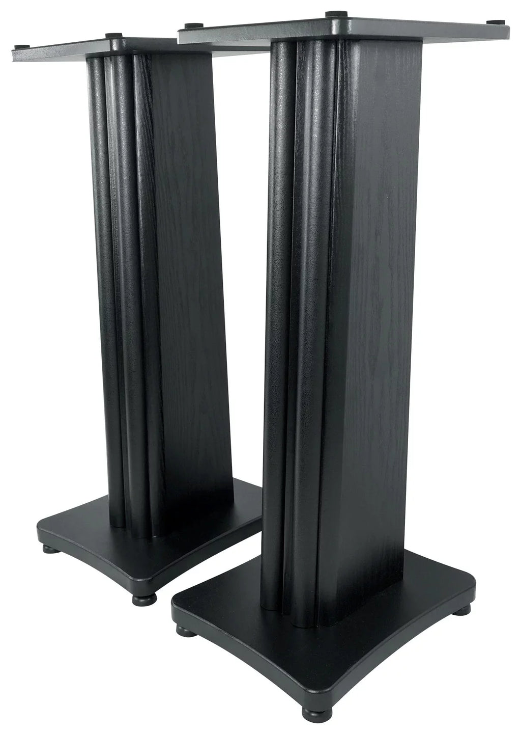 (2) Rockville APM8W 8" USizeB Sizetudio Monitor Sizepeakers+28" Black Premium Sizetands