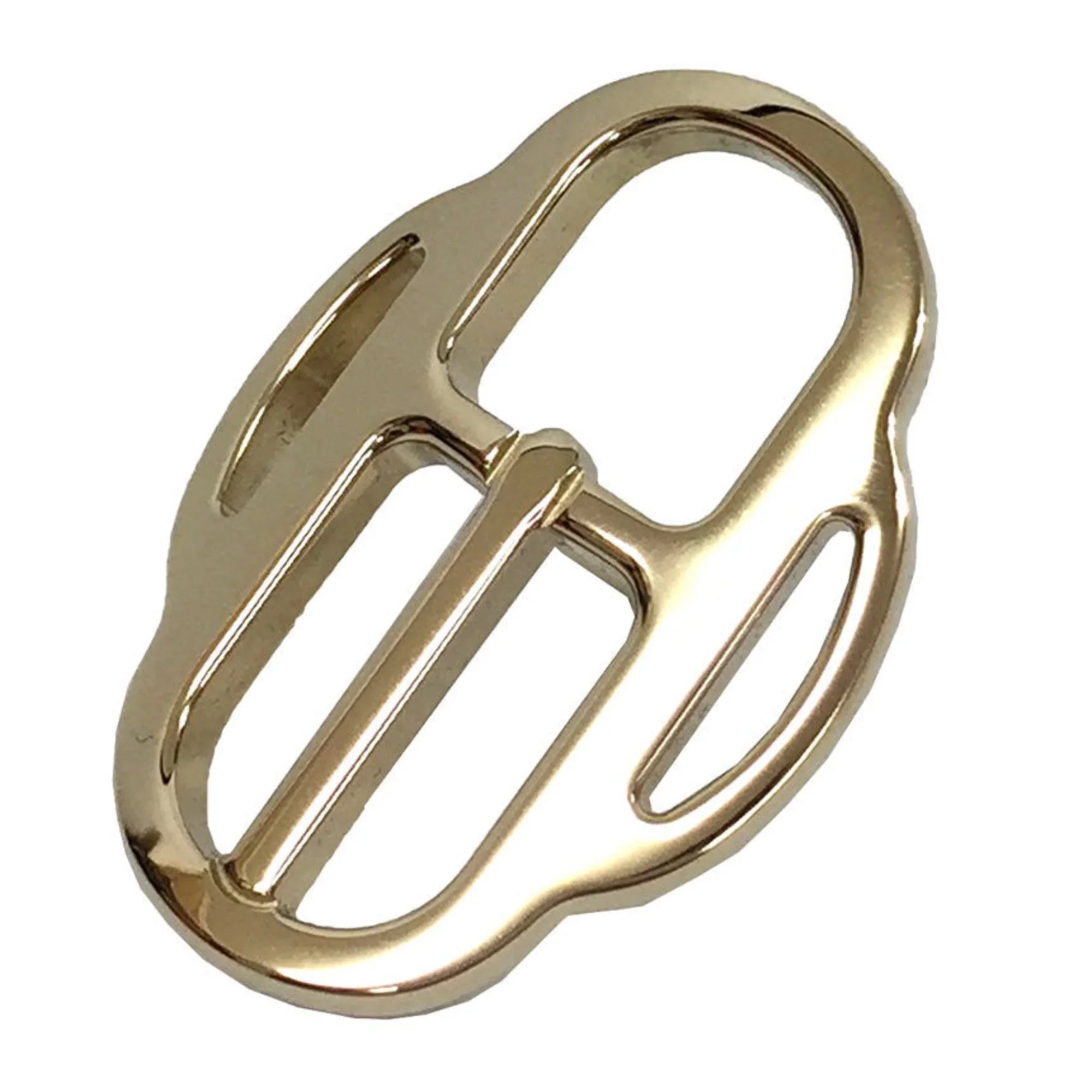 Pre-Owned Hermes Twilly Buckle Sizecarf Ring Clasp Gold Color Women's (Good)