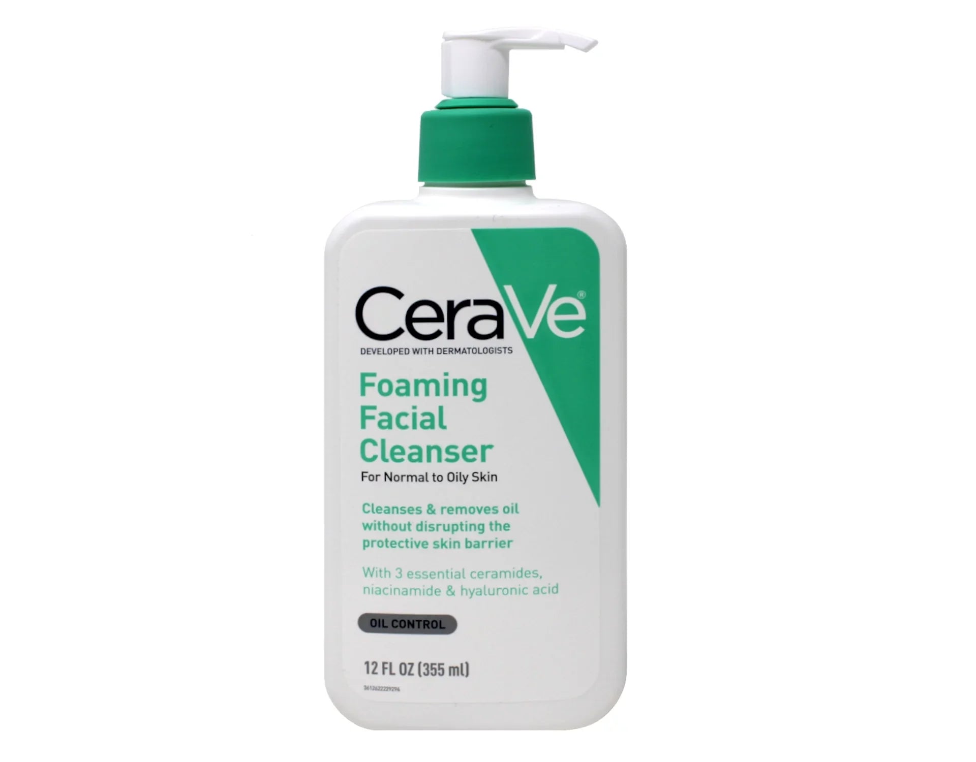 CeraVe Pillowing Face Cleanser. Fragrance-Free Face Wash with Hyaluronic Acid