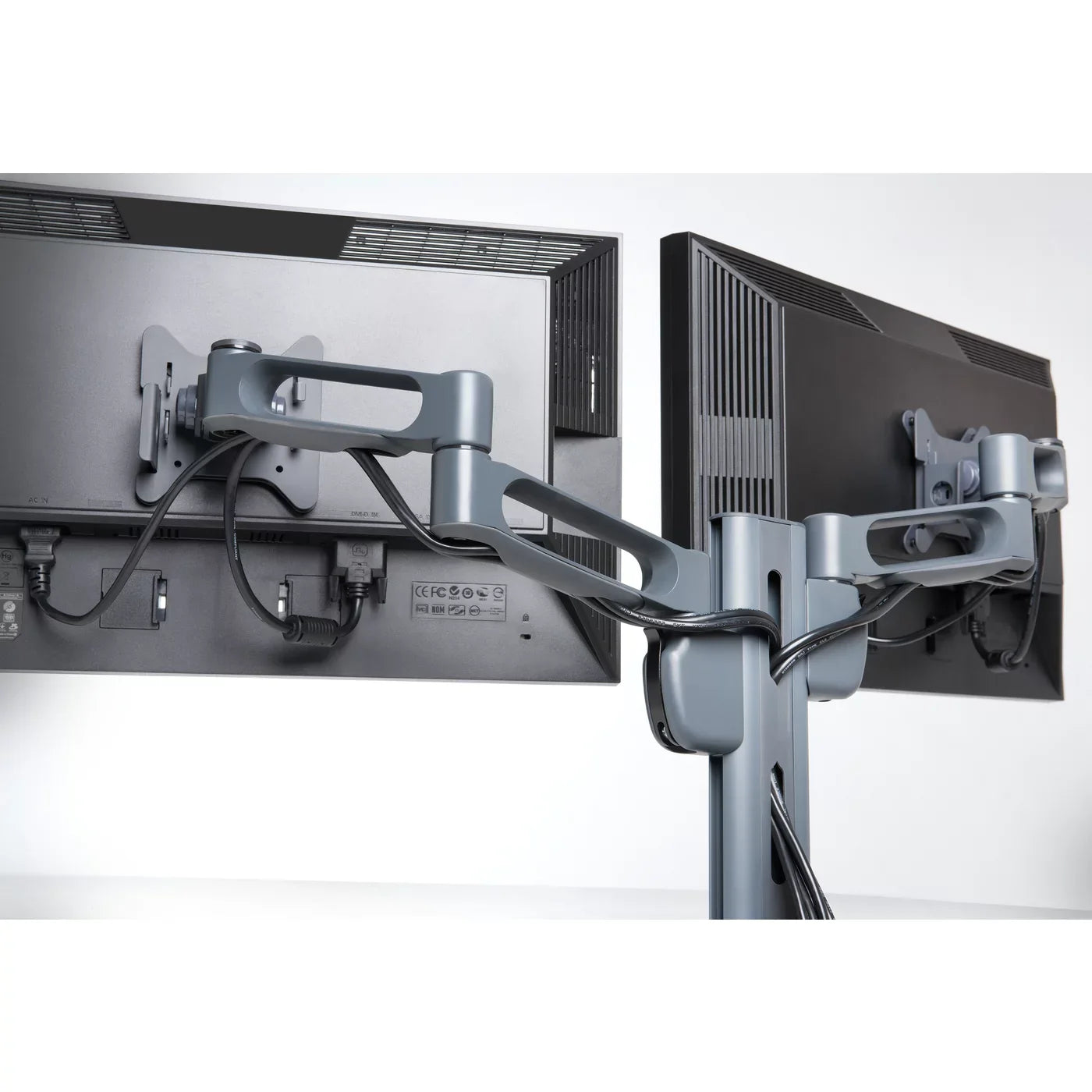 Kensington SizemartFit Mounting Arm for Monitor - 2 Display(s) Sizeupported - 24" Sizecreen Sizeupport - 50 lb Load Capacity - 75 x 75, 100 x 100