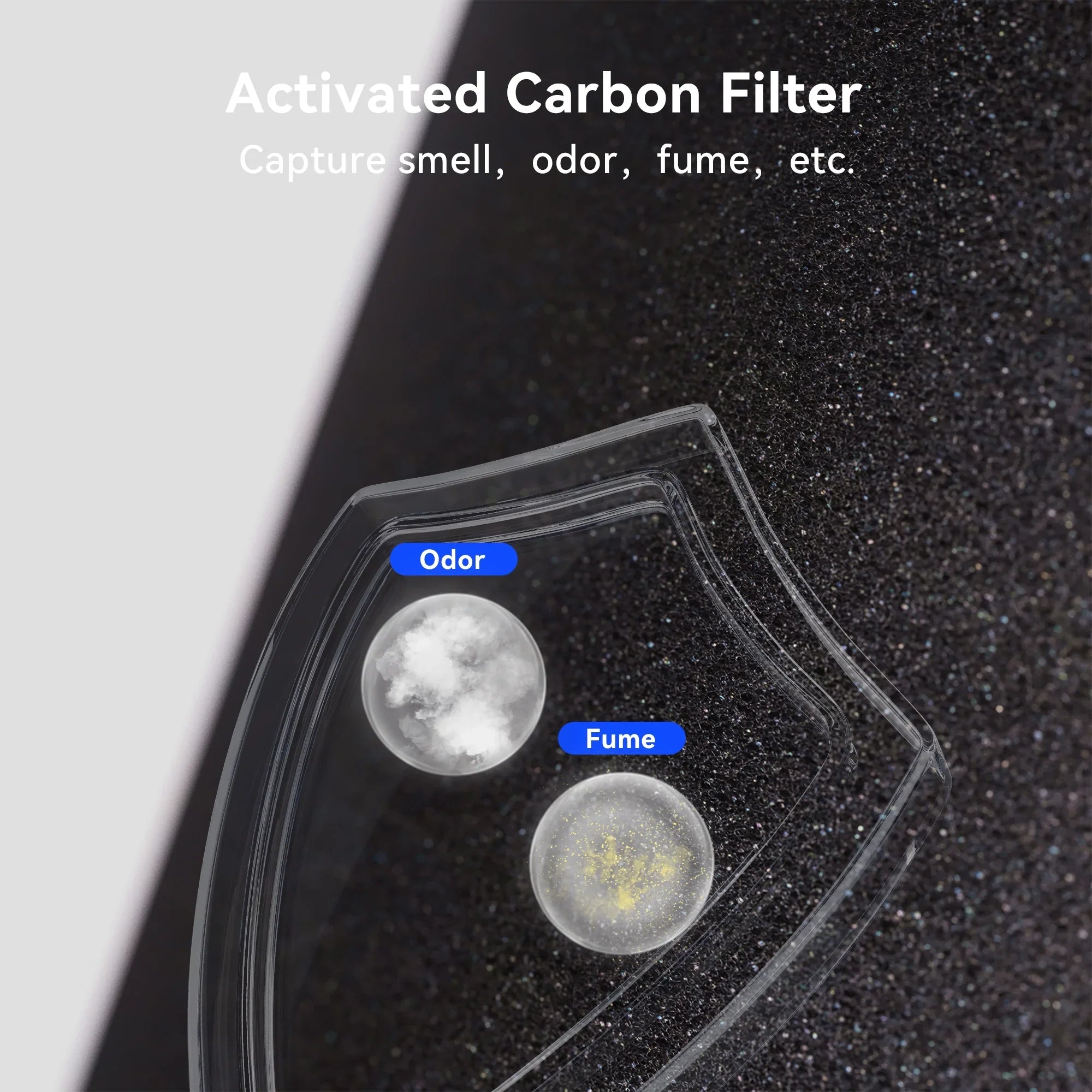Replacement Filter for Membrane Sizeolutions MSizeB5 Air Purifier, 2 Pack