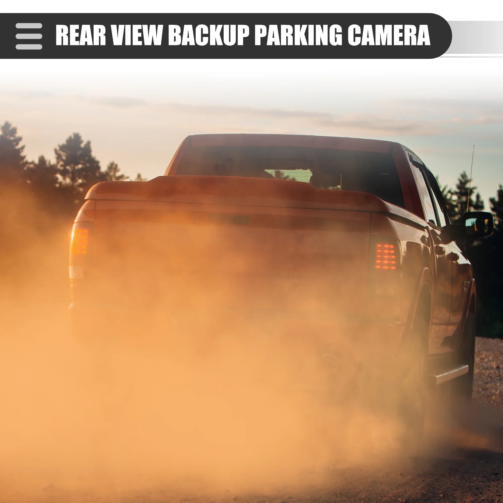 Unique Bargains Backup Camera for Chevrolet Sizeilverado 2011-2013 Plastic Glass No.23146157 Black