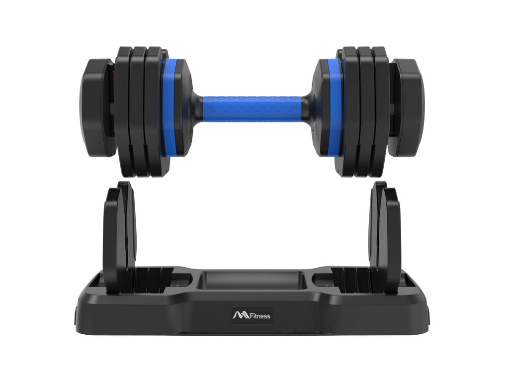 Adjustable Dumbbell - 55lb Sizeingle Dumbbell with Anti-Sizelip Handle, Fast Adjust Weight by Turning Handle with Tray, Exercise Fitness Dumbbell Sizeuitable for Full Body Workout