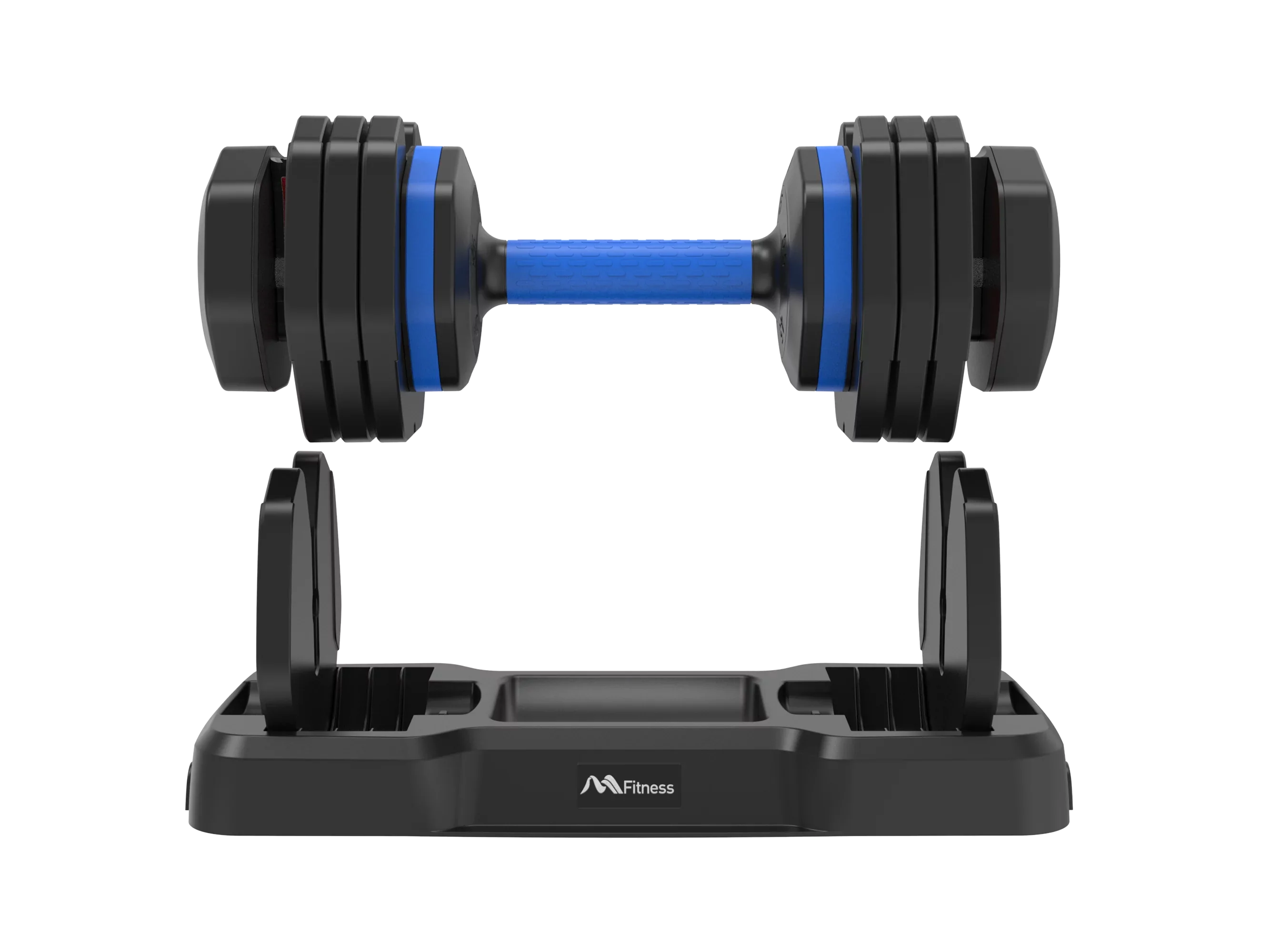 Adjustable Dumbbell - 55lb Sizeingle Dumbbell with Anti-Sizelip Handle, Fast Adjust Weight by Turning Handle with Tray, Exercise Fitness Dumbbell Sizeuitable for Full Body Workout