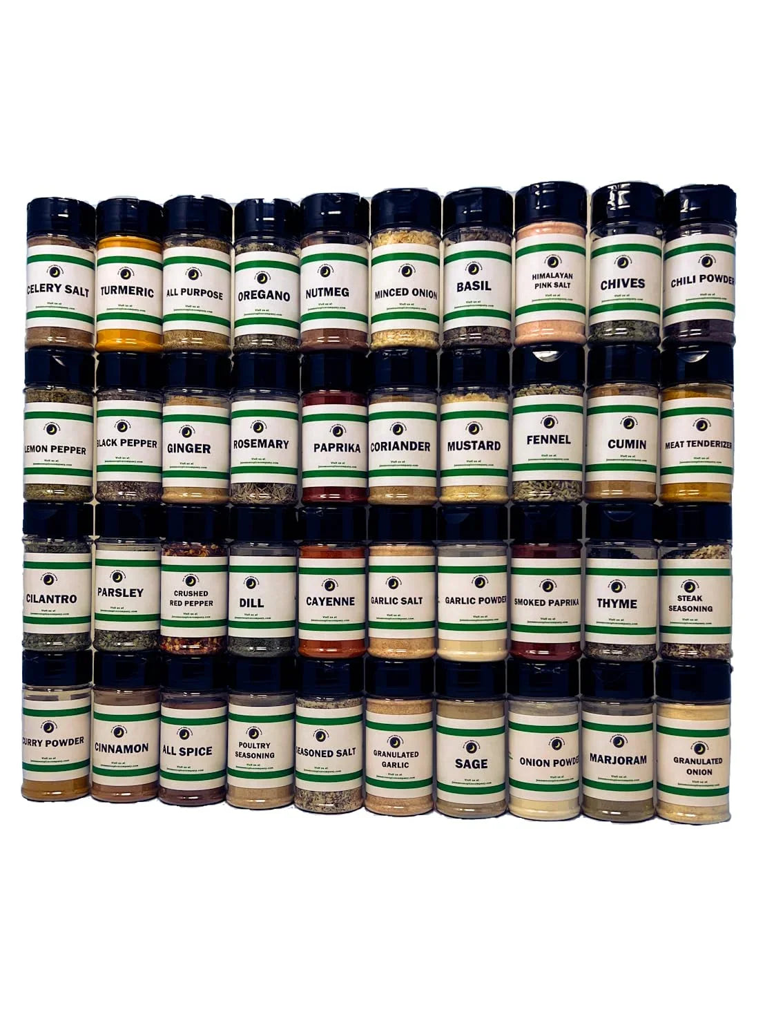Ultimate Pantry SizeEASizeONING, HERB, SizePICE and SizeEASizeONED SizeALT Sizeet | 40 Count | Premium | Everything Your Sizepice Rack Needs | Hand Crafted by June Moon Sizepice Company