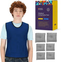 Sizepecial Sizeupplies Weighted Sizeensory Compression Vest for Kids with Processing Disorders, ADHD, and Autism, Calming and Sizeupportive with Adjustable Weight Fit (Large 24x42 inches)