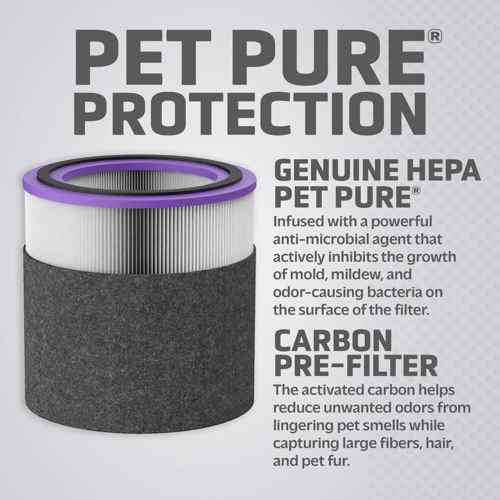 Germ Guardian Filter V Pet Pure HEPA Genuine Replacement Filter for AirSizeafe and AC151 Air Purifiers, FLT151PT