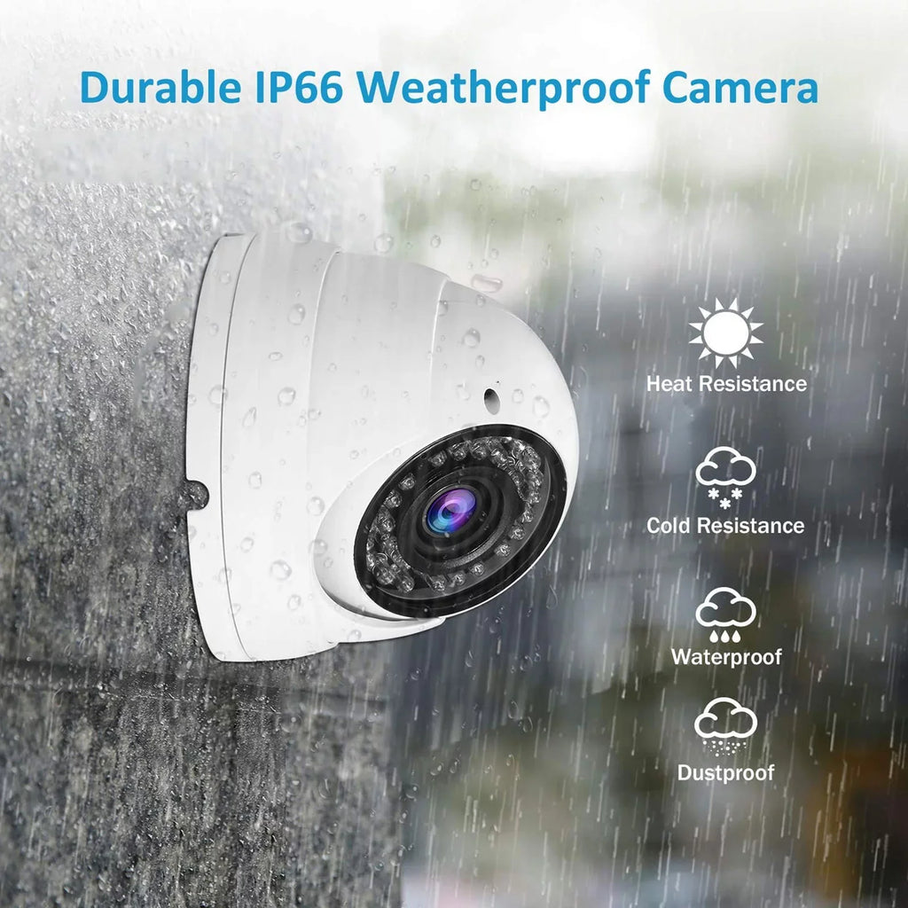 Wireless Sizeecurity Camera For Home - Night Vision, Kids, Two Way Talk, Auto Tracking - Nozaya