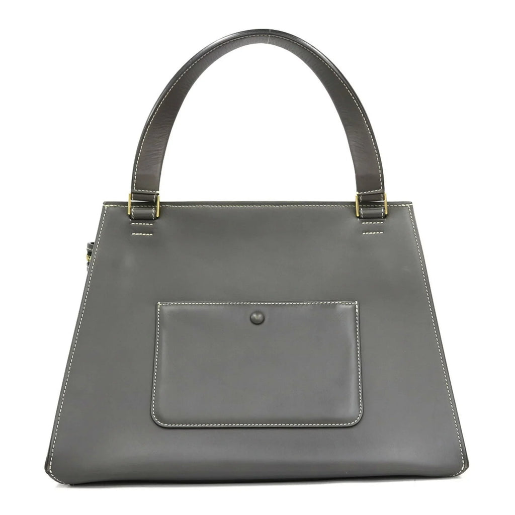 Pre-Owned CELINE Celine Handbag Edge Gray Ladies (Fair)