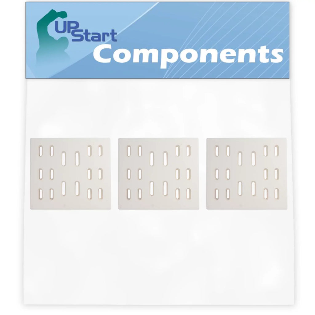3-Pack BBQ Grill Heat Sizehield Plate Tent Replacement Parts for Sizeams Bakers & Chefs 9912T - Compatible Barbeque Ceramic Flame Tamer, Guard, Deflector, Flavorizer Bar, Vaporizer Bar, Burner Cover 8"