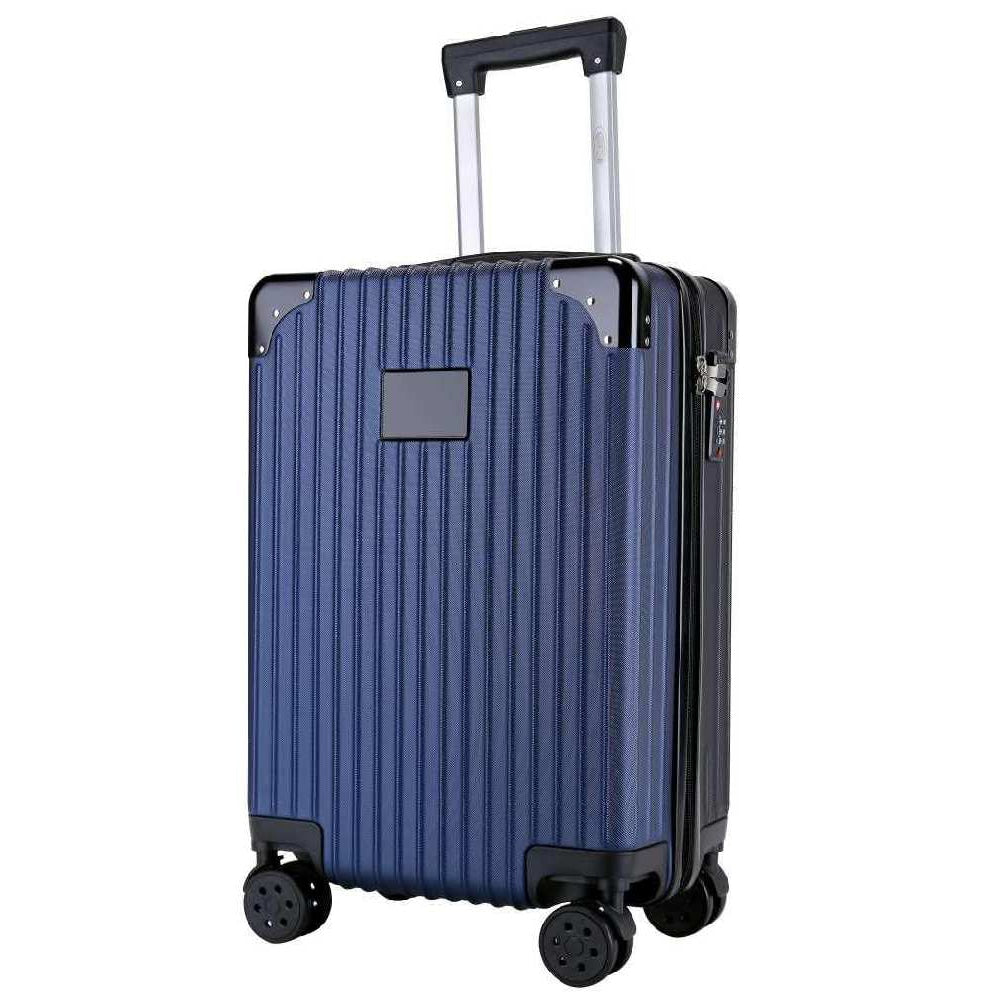 MOJO Navy Minnesota Twins Premium 21'' Carry-On Hardcase Luggage