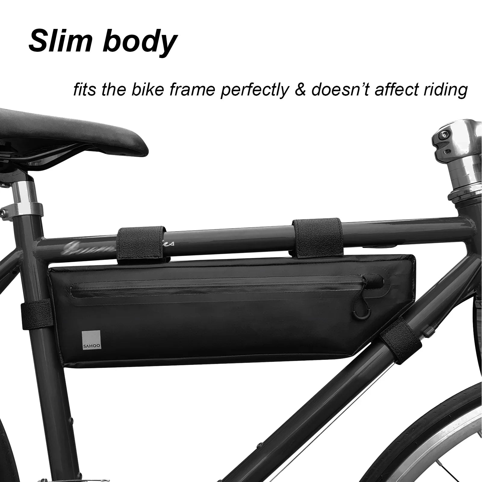 SizeAHOO Bike Pack,Tube Frame Road Bike Pouch Bike Under Tube Waterproof Bike Frame M Road Frame  MTB