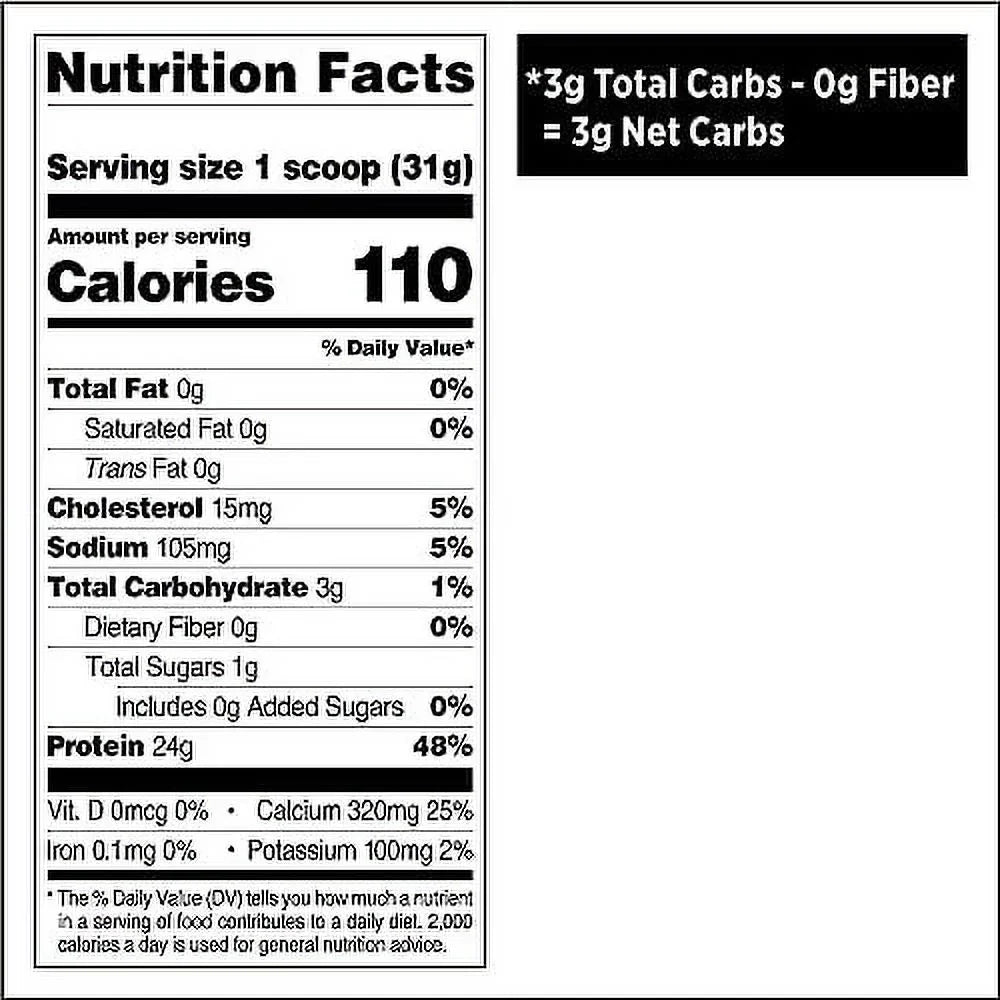 Quest Protein Powder, Vanilla Milkshake, 24g Protein, 1.6 lb., 25.6 oz