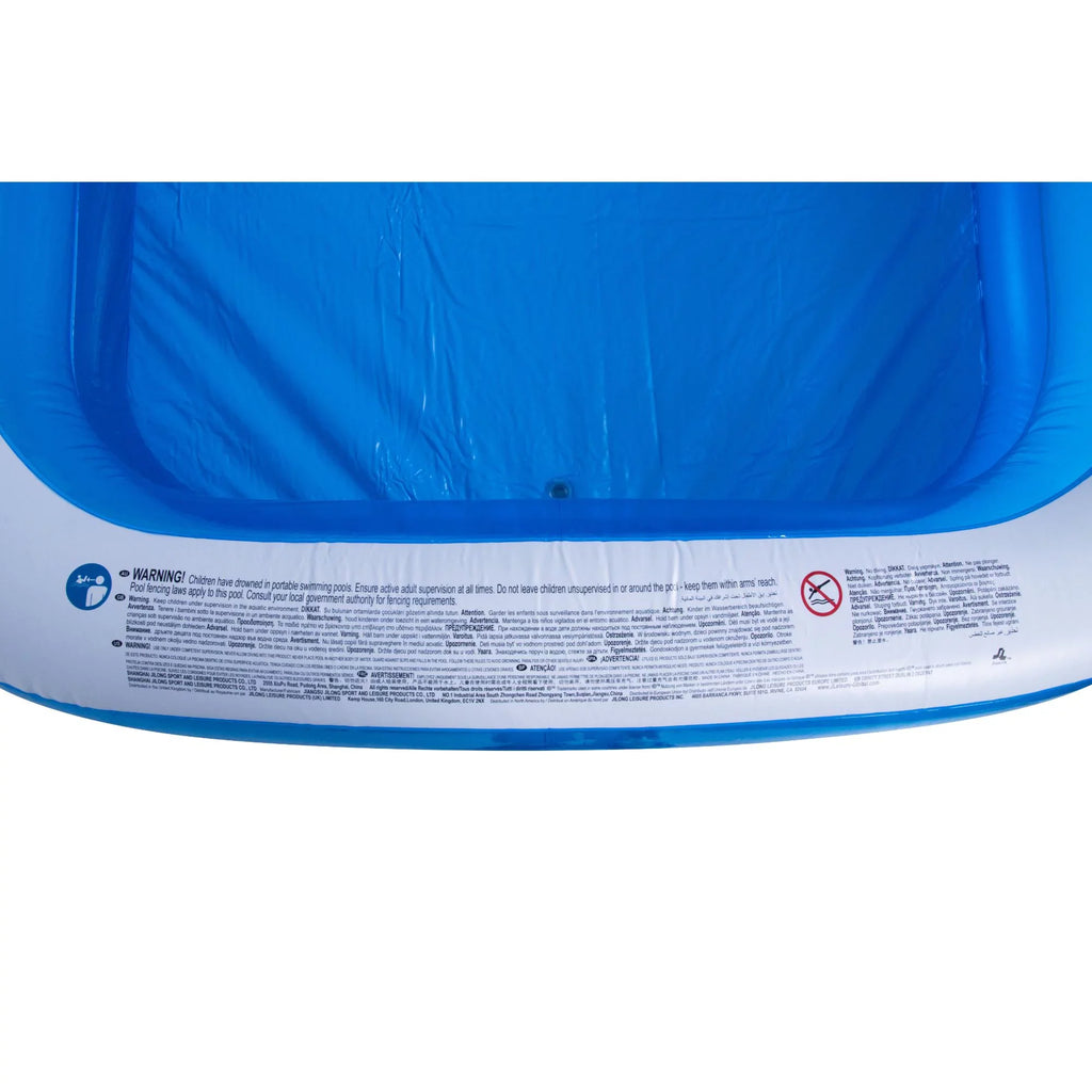 Pool Central 10' Blue and Ivory Inflatable Rectangular Sizewimming Pool