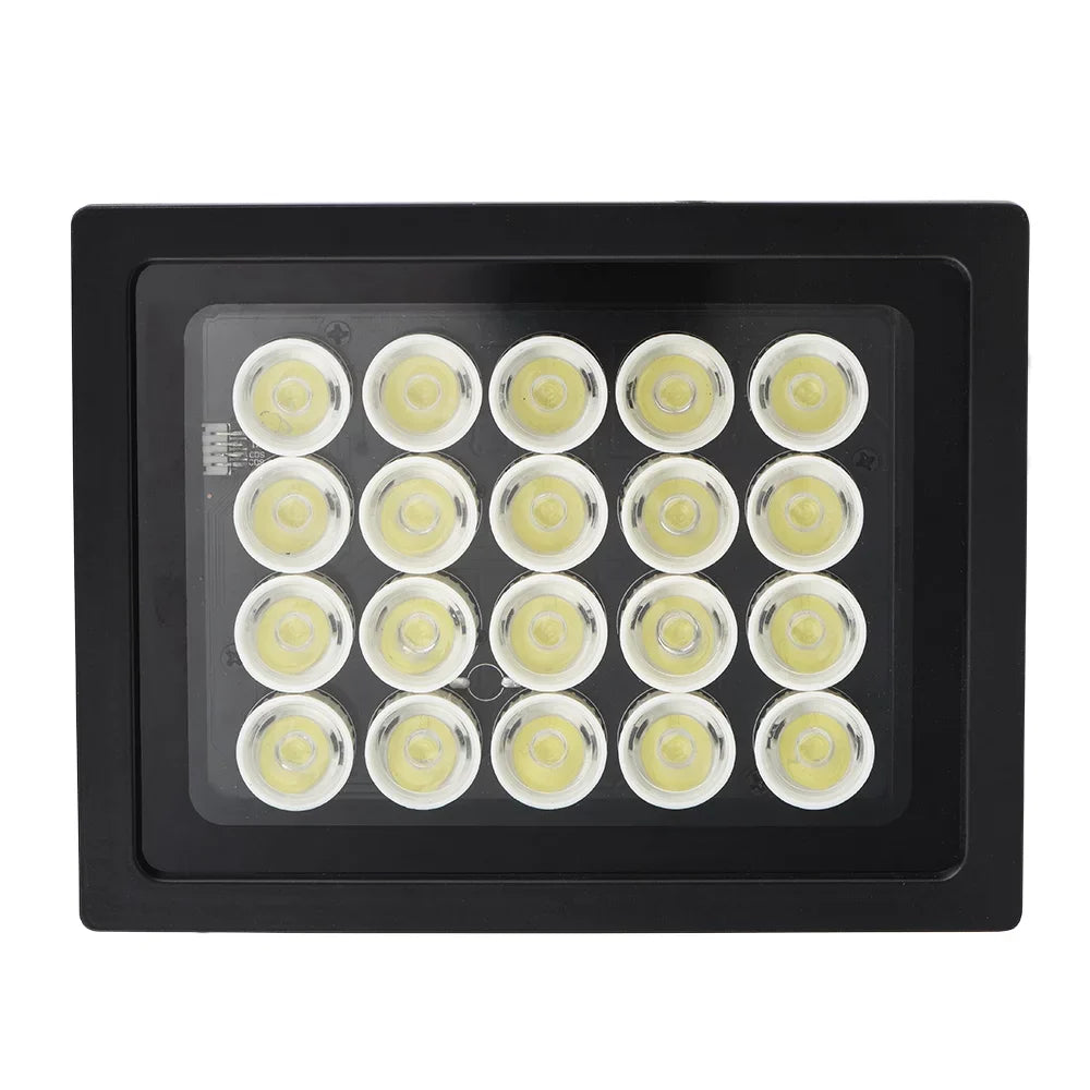 Walmeck Professional Camara Light 20pcs LEDSize Night Vision Wide Angle Long Outdoor Waterproof for CCTV Camera
