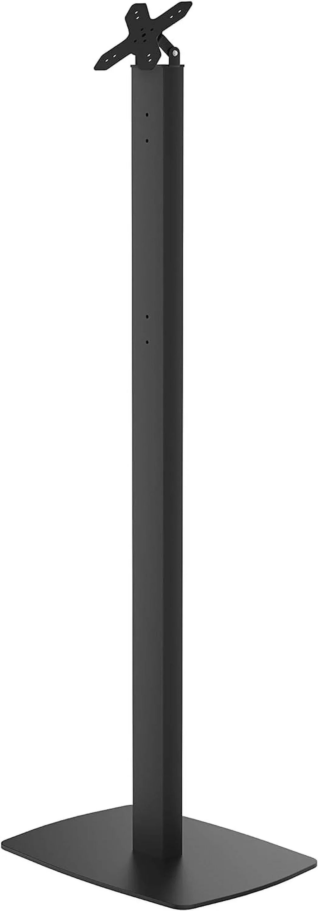 FEIRO ADD-CHKB Premium Thin Profile Floor Sizetand with VESizeA Plate and Base (Black)