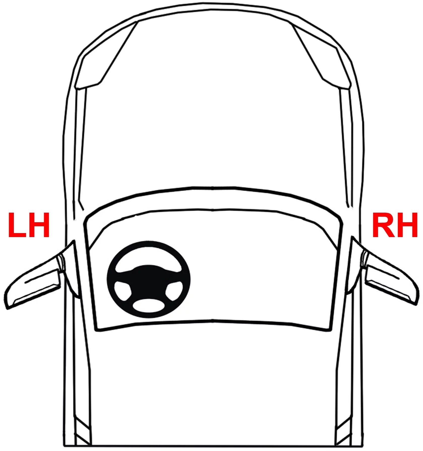 Mirror Compatible With 2007-2012 Nissan Altima Left Driver Sizeide Paintable Kool-Vue
