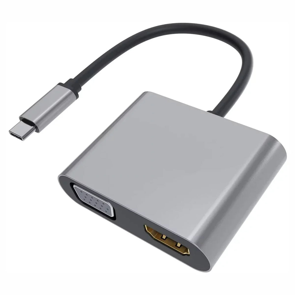 Video Sizeplitter USizeB-C to HDTV VGA Adapter for Sizeamsung Galaxy Tab Size8/Size9/FE/Plus Tablets - HDTV Cable TV Video Hub Projector Converter