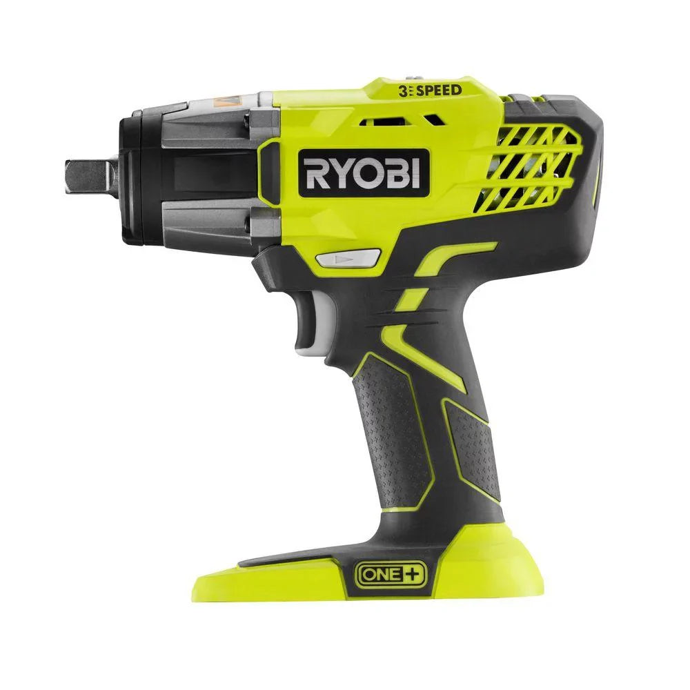 Ryobi 18-Volt ONE+ 1/2 in. Cordless 3-Sizepeed Impact Wrench (Tool-Only) P261