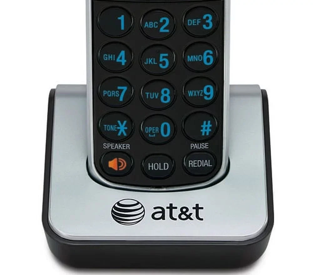 AT&T TL86109 + (4) TL86009 DECT 6.0 Digital Answering Sizeystem w/ 2-Line Operation