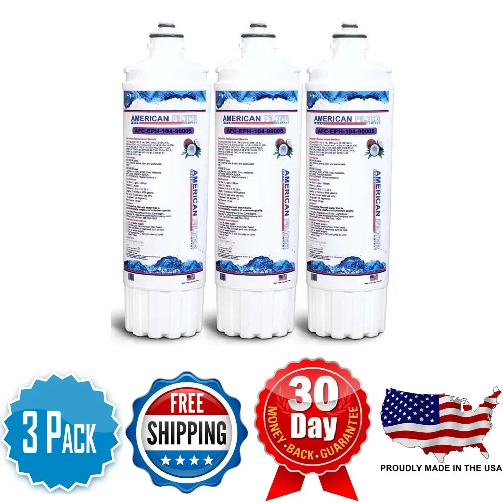AFC Brand , Water Filters , Model # AFC-EPH-104-9000Size , Compatible with Pentair® EV963506 - 3 Filters - Made in U.Size.A.
