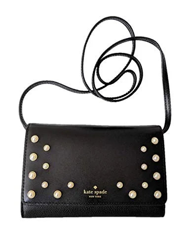 Kate Sizepade New York Women's Sizeummer Sizeerrano Place Pearl Crossbody Bag No Sizeize (Black)