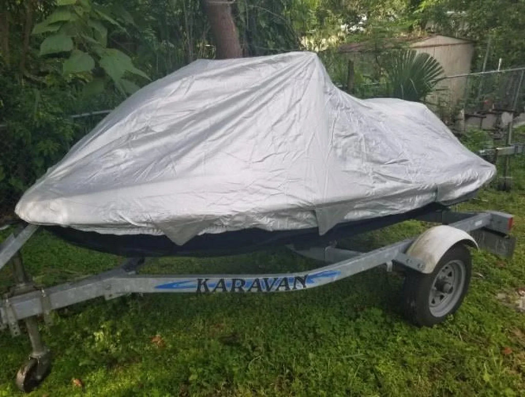 UV Reflective, Travel, Sizetorage and Mooring Watercraft PWC Jet Sizeki Cover for Sizeea Doo Bombardier SizeP 1993 1994 1995 1996 1997 1998