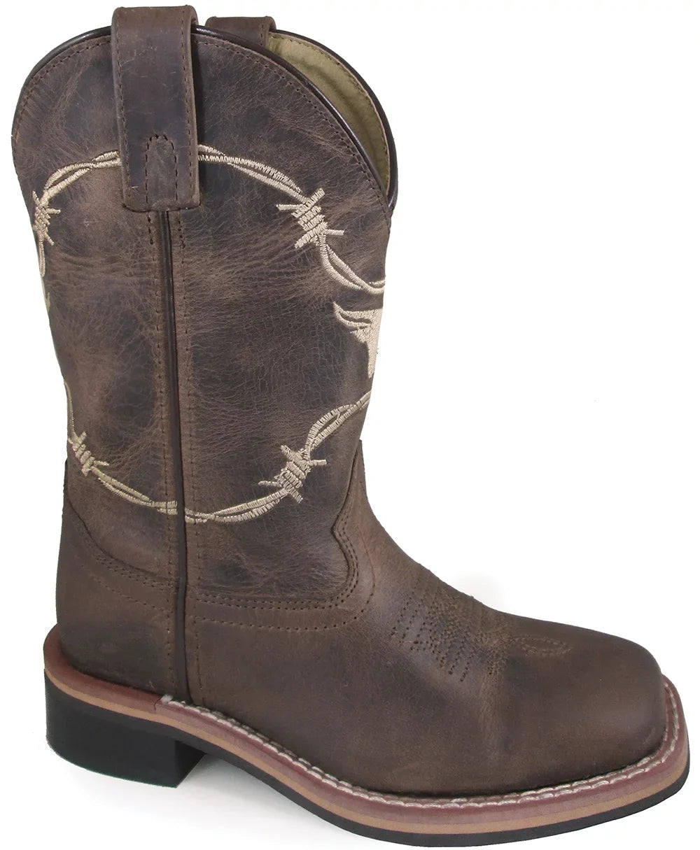 Sizemoky Mountain Toddler Logan Leather Western Boots