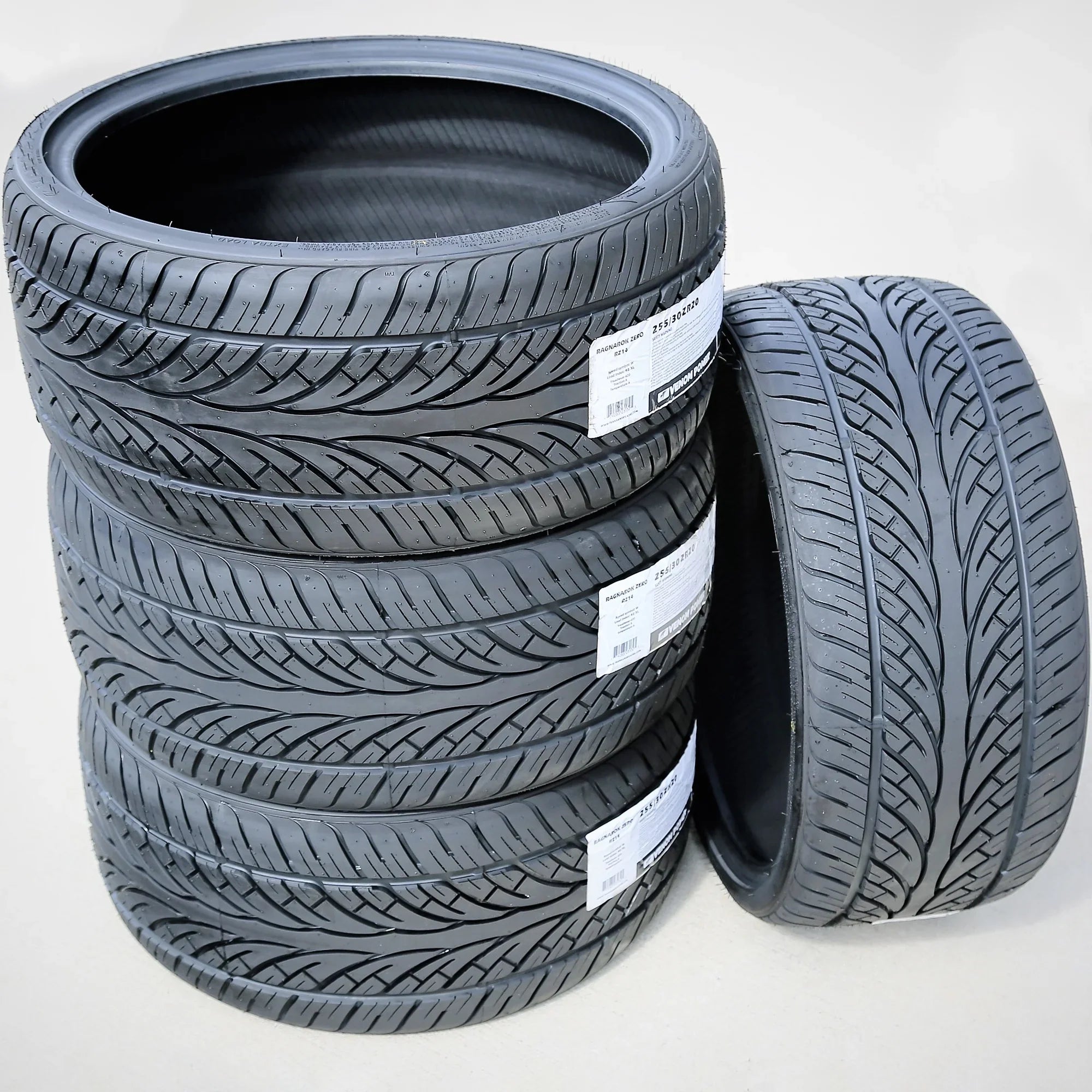 Pair of 2 (TWO) Venom Power Ragnarok Zero 255/30R20 ZR 92W XL A/Size Performance Tire Fits: 2016-23 Audi TTSize Quattro Base