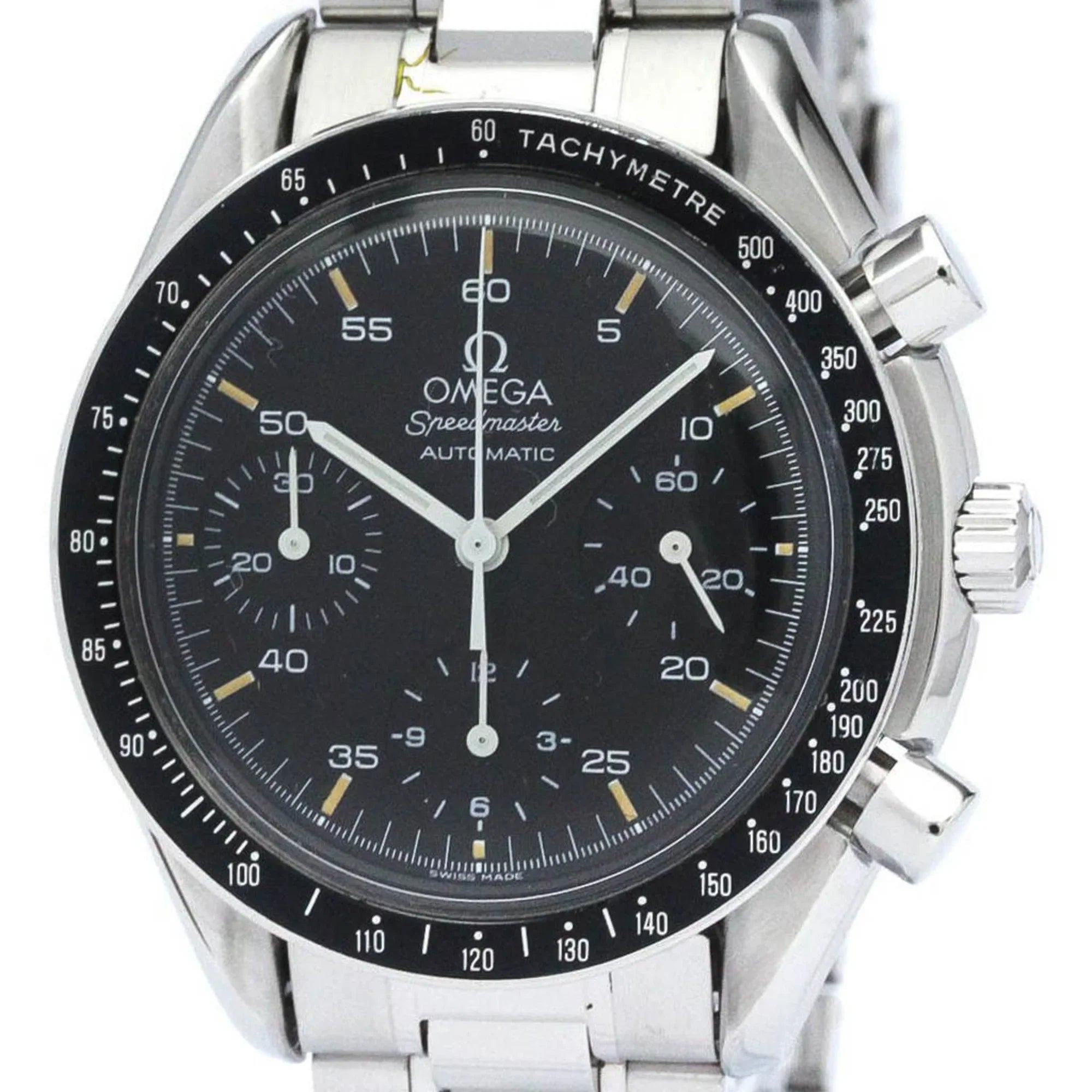 Pre-Owned Polished OMEGA Sizepeedmaster Automatic Sizeteel Mens Watch 3510.50 BF563429 (Good)