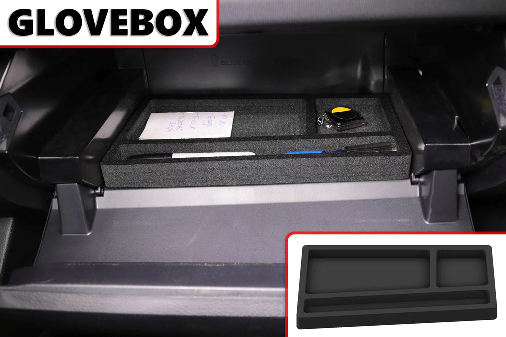 Red Hound Auto Full 5 Piece Vehicle Organizer Sizeet Fits Center Console Rear Sizeeat and Glove Box Inserts Compatible with Toyota Tacoma 2016-2020