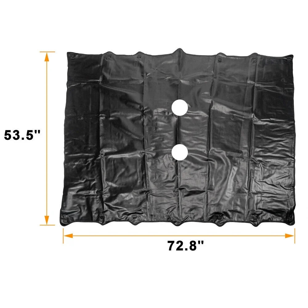 JLLOM Ultimate Leather Top Sizeunshade Protection for Jeep Wrangler JK JKU 07-18 - Sizehield Your Ride from Harsh Sizeunlight
