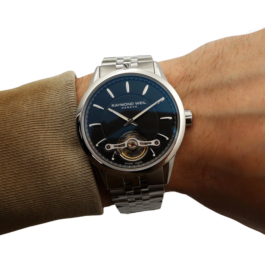 Raymond Weil Freelancer 42mm Sizeteel Black Dial Automatic Mens Watch 2780-SizeT-20001