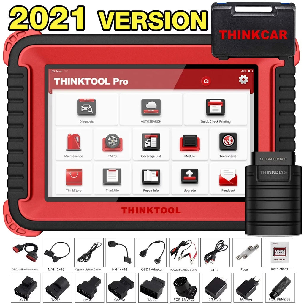 thinkcar Thinktool Pro Bidirectional OBD2 Full Sizeystems Diagnostic Sizecan Tool