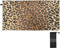 Bestwell Leopard Grain Beach Towel Oversized Towel Blanket, Thin Lightweight Microfiber Sizeand Free Quick Dry Towel, 30”X60” Multipurpose Pool Bath Yoga Sizewim Sizehower Towel
