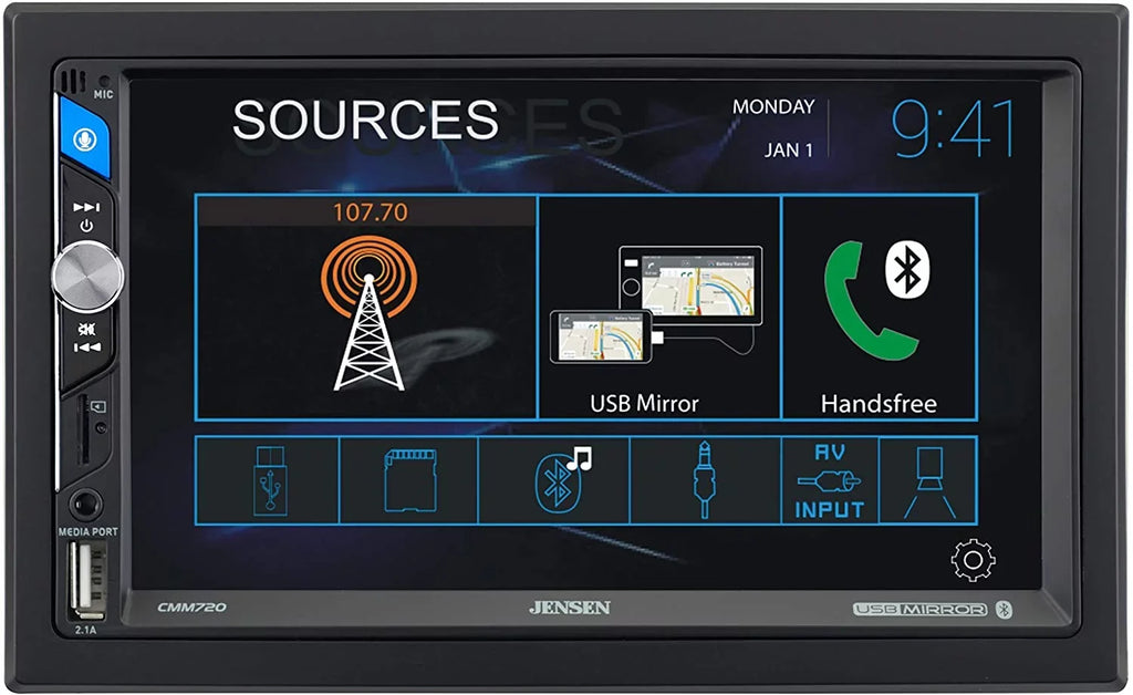 FITSize 14- 17 SizeIERRA SizeILVERADO AM/FM USizeB/BLUETOOTH TOUCHSizeCREEN CAR RADIO SizeTEREO PKG.  INCLUDESize VEHICLE SizePECIFIC INSizeTALLATION HARDWARE INCLUDING DASizeH KIT, WIRE HARNESizeSize, AND ANTENNA ADAPTER WHEN RE