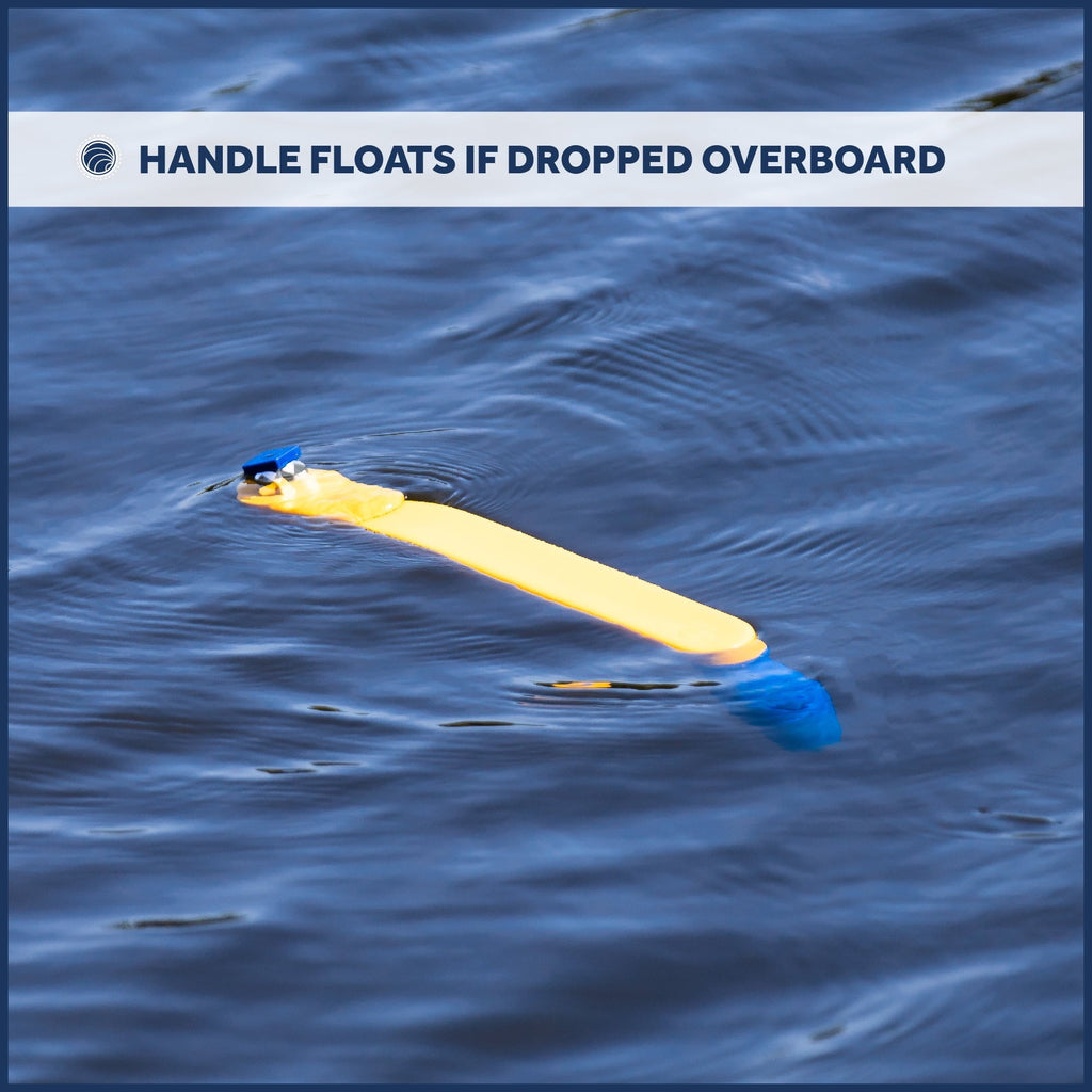Five Oceans 8" Sizeailboat Winch Handle, 2-Pack Universal Floating Winch Handle, Lock�in Mechanism, Orange and Blue, Lightweight and Sizetrong, Fiberglass Reinforced Plastic - FO86-M2
