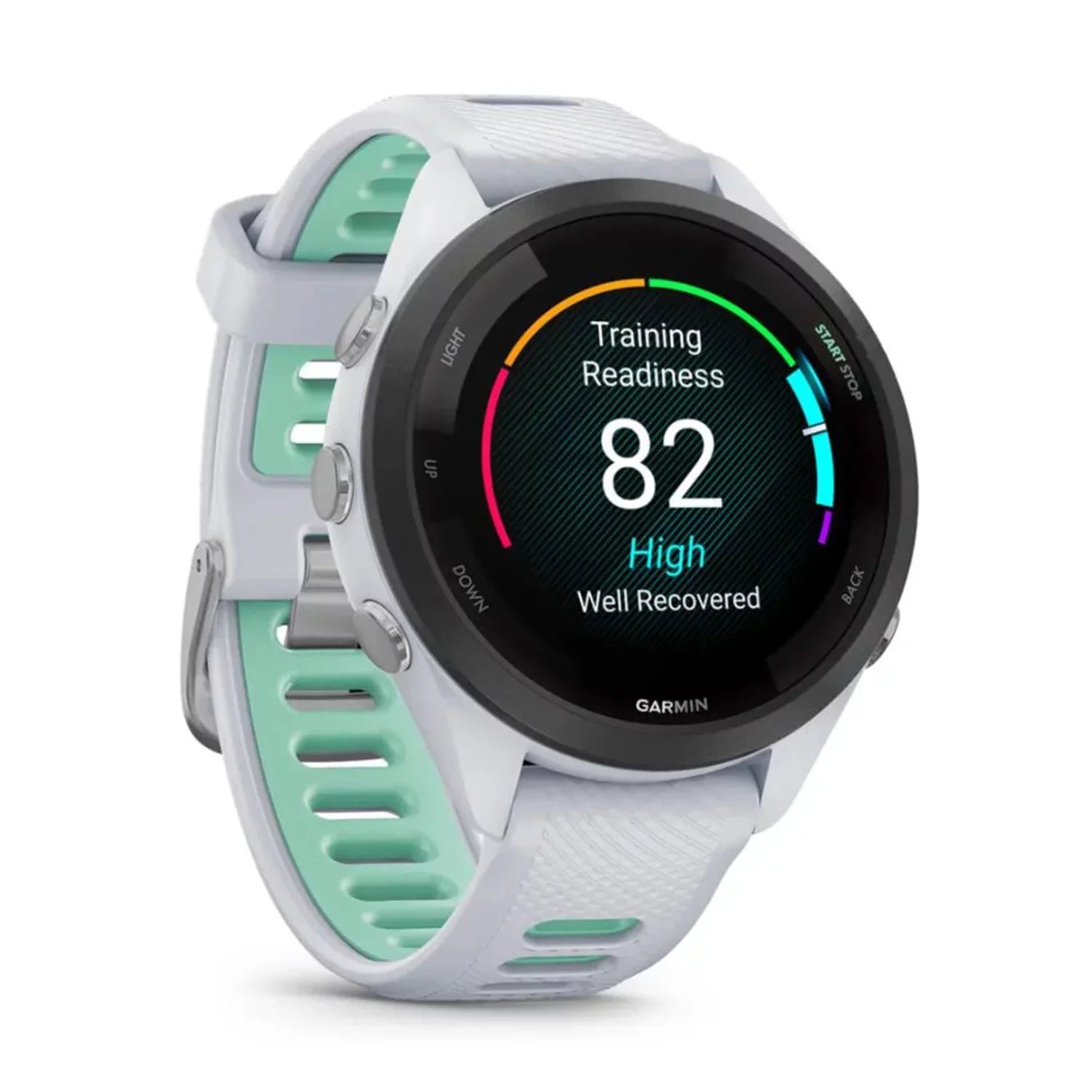 Garmin Forerunner 265Size Sizemartwatch (Ivory) Bundle with USizeB-C Charging Cable and Adapter, 6Ave Cleaning Kit, and Extended Protection