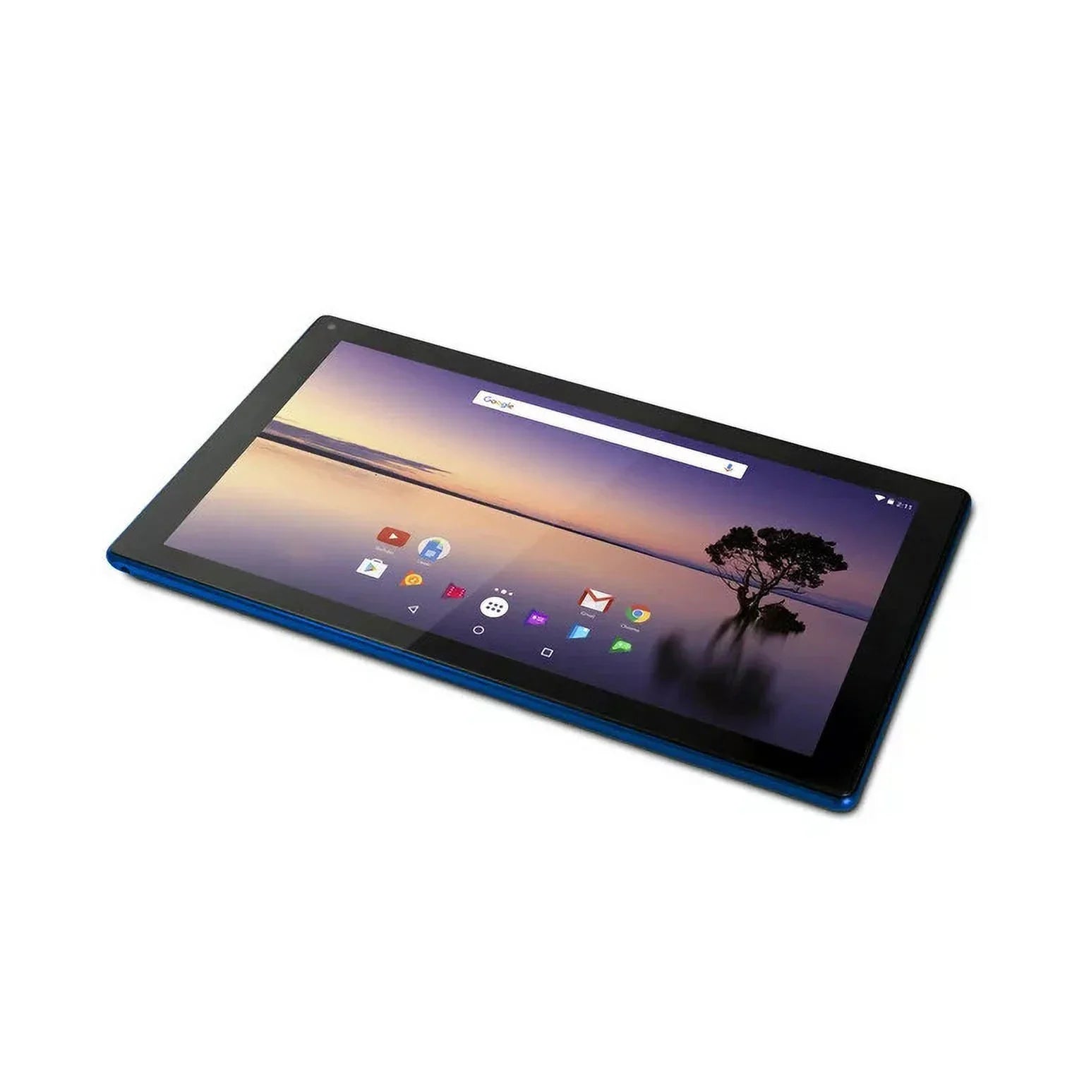 Restored Ematic 10" 16GB Quad-Core Tablet with Android 7.1 (Nougat) + Keyboard Folio Case and Headphones (EGQ235SizeKBU) (Refurbished)