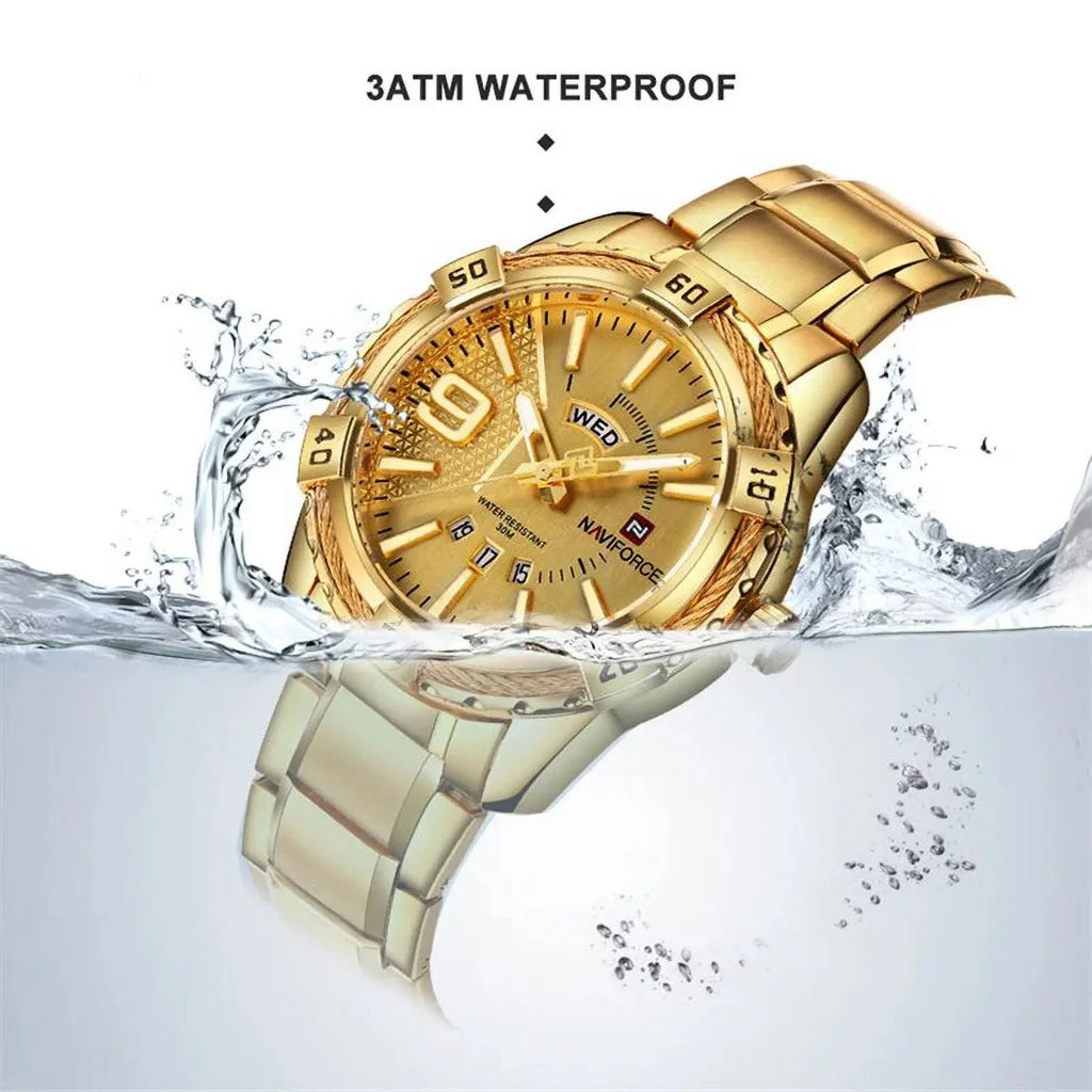 Luxury Brand Men's WristWatch Original Fashion Quartz Classic Watches For Men Waterproof Business Sizeteel Band Clock Man BB