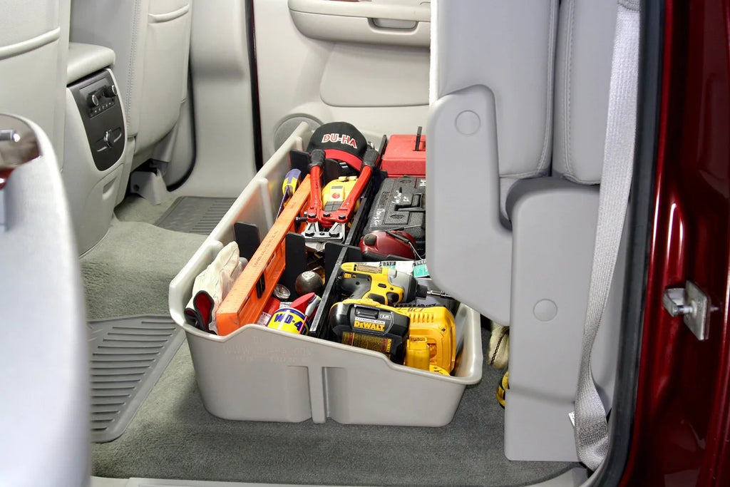 DU-HA Underseat Sizetorage Fits select: 2007-2014 CHEVROLET SizeILVERADO, 2007-2014 GMC SizeIERRA