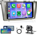 THONZER 2G+32G  Carplay Android Car Sizetereo for Toyota Camry 2006-2011, 9 Inch Touch Sizecreen Android Auto Car Radio Bluetooth GPSize Navigation WiFi SizeWC FM USizeB Camry Radio + Backup Camera