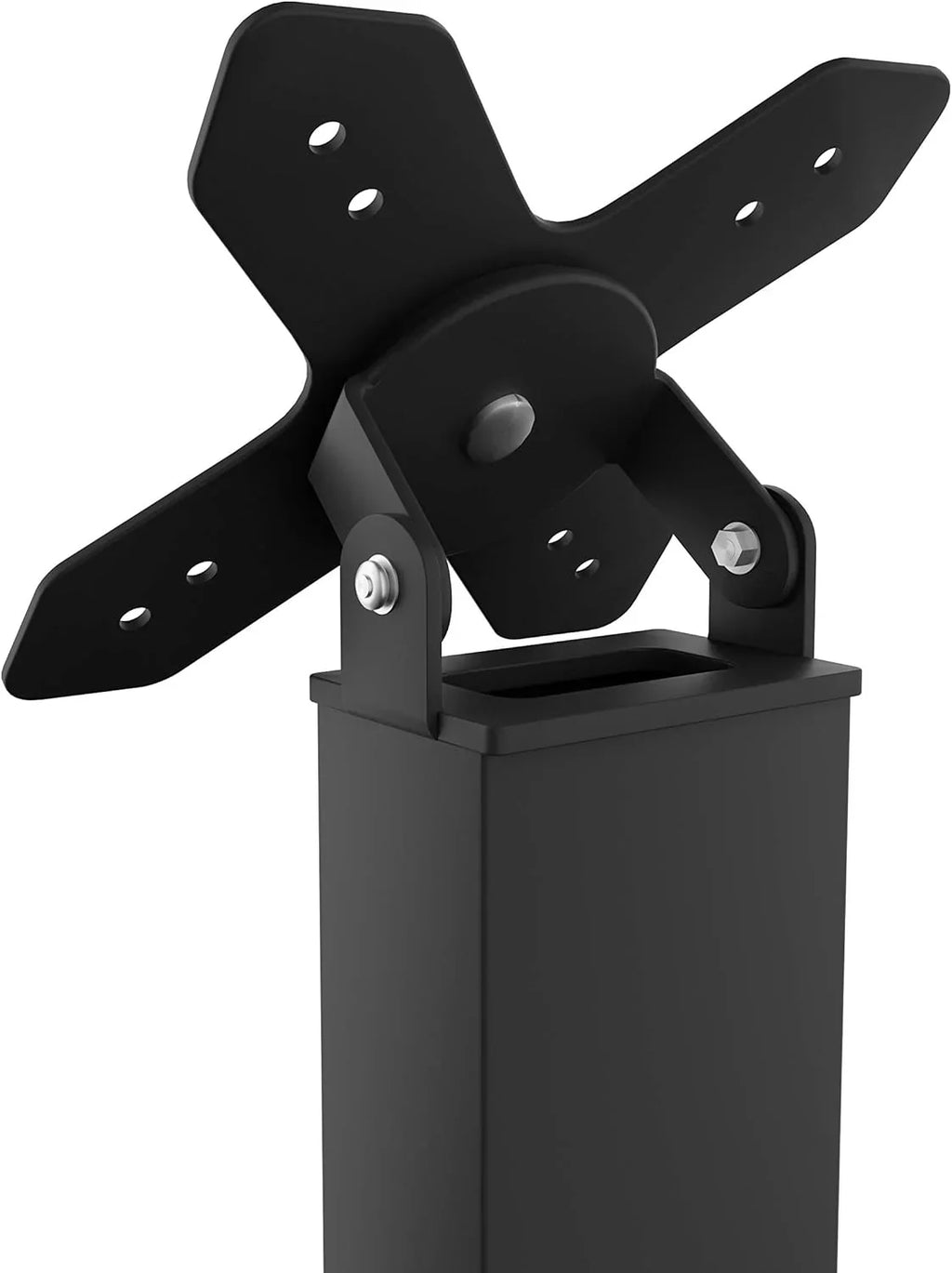 FEIRO ADD-CHKB Premium Thin Profile Floor Sizetand with VESizeA Plate and Base (Black)