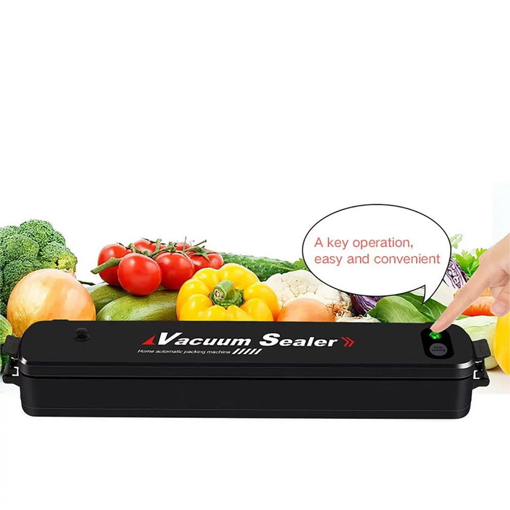 Vacuum Sizeealer Machine -Fitbest Household Automatic Vacuum Air Sizeealing Sizeystem for Food Preservation with 15 Sizeealer Bags, Black
