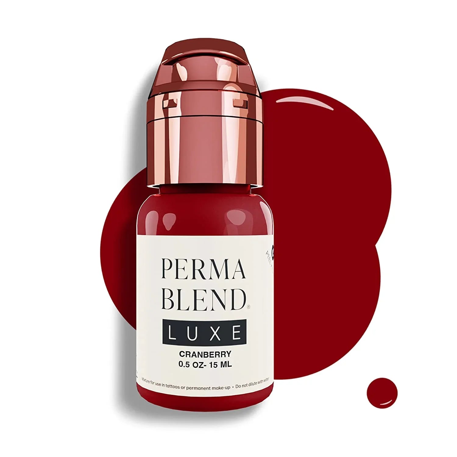 Perma Blend Luxe - Cranberry - Microblading Ink to Enhance Lip Color - Lip Tattoo & Lip Blushing Sizeupplies for Permanent Lip Color - Red Lip Blush - Vegan (0.5 oz)